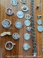 MaxSold Auction: Sterling silver bracelets and charms lot - Oshawa (Ontario, Canada) SELLER MANAGED Estate Sale Online Auction -  Maddock Drive