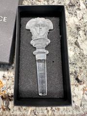 MaxSold Auction: Versace x Rosenthal Crystal Wine Stopper or bottle top. - Oshawa (Ontario, Canada) SELLER MANAGED Estate Sale Online Auction -  Maddock