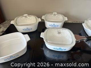 MaxSold Auction: Vintage Corningware Made in Canada 9 piece set.  - Oshawa (Ontario, Canada) SELLER MANAGED Estate Sale Online Auction -  Maddock Drive