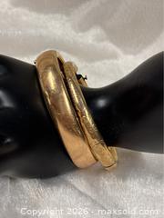 MaxSold Auction: 2 Gold Filled Bangle Bracelets - Idaho Springs (Colorado, USA) PARTNER MANAGED Estate Sale Online Auction - Idaho Street