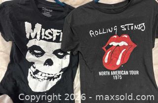 MaxSold Auction: 2 Rock and Roll Band T-Shirts - Idaho Springs (Colorado, USA) PARTNER MANAGED Estate Sale Online Auction - Idaho Street