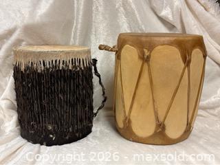 MaxSold Auction: 2 Tribal Drums - Idaho Springs (Colorado, USA) PARTNER MANAGED Estate Sale Online Auction - Idaho Street