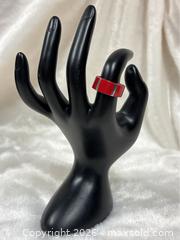 MaxSold Auction: 925 Sterling Silver Red Coral Ring - Idaho Springs (Colorado, USA) PARTNER MANAGED Estate Sale Online Auction - Idaho Street