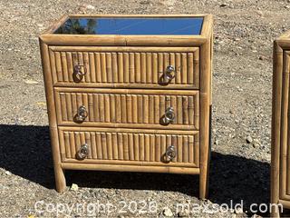 MaxSold Auction: Bamboo & Mirror Furniture -- Dresser And Cabinet - Idaho Springs (Colorado, USA) PARTNER MANAGED Estate Sale Online Auction - Idaho Street