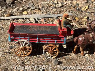MaxSold Auction: Budweiser Metal horse drawn Carriage toy - Idaho Springs (Colorado, USA) PARTNER MANAGED Estate Sale Online Auction - Idaho Street