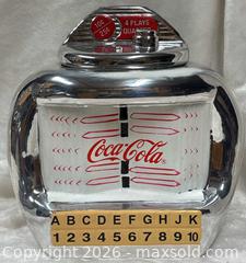 MaxSold Auction: Ceramic Coca-cola Cookie Jar Wall box jukebox   - Idaho Springs (Colorado, USA) PARTNER MANAGED Estate Sale Online Auction - Idaho Street
