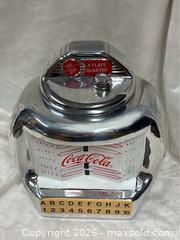 MaxSold Auction: Ceramic Coca-cola Cookie Jar Wall box jukebox   - Idaho Springs (Colorado, USA) PARTNER MANAGED Estate Sale Online Auction - Idaho Street