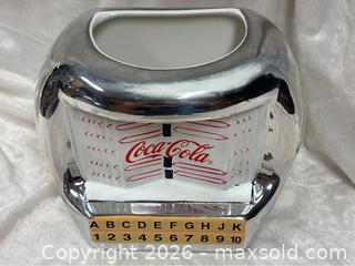 MaxSold Auction: Ceramic Coca-cola Cookie Jar Wall box jukebox   - Idaho Springs (Colorado, USA) PARTNER MANAGED Estate Sale Online Auction - Idaho Street