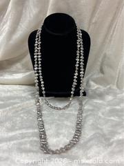 MaxSold Auction: Grey Baroque pearl necklace 38 inches long - Idaho Springs (Colorado, USA) PARTNER MANAGED Estate Sale Online Auction - Idaho Street