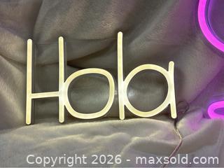 MaxSold Auction: Hola & Hello Neon Lights - Idaho Springs (Colorado, USA) PARTNER MANAGED Estate Sale Online Auction - Idaho Street