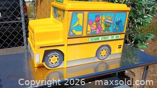 MaxSold Auction: LARGE  Sesame Street Toy Box Vintage Fisher price - Idaho Springs (Colorado, USA) PARTNER MANAGED Estate Sale Online Auction - Idaho Street