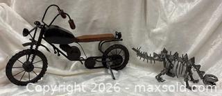 MaxSold Auction: Metal Collectibles Bicycle And Dinosaur - Idaho Springs (Colorado, USA) PARTNER MANAGED Estate Sale Online Auction - Idaho Street