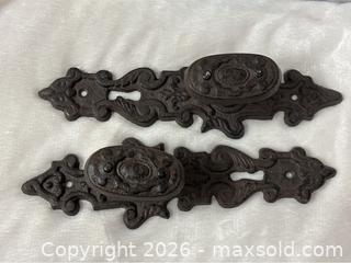 MaxSold Auction: Metal Items - License plate cut piece's Decorative antique Door handles - Idaho Springs (Colorado, USA) PARTNER MANAGED Estate Sale Online Auction - Idaho Street