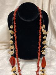 MaxSold Auction: Semi-Precious Gemstone Red Jasper & Citrine Necklaces - Idaho Springs (Colorado, USA) PARTNER MANAGED Estate Sale Online Auction - Idaho Street
