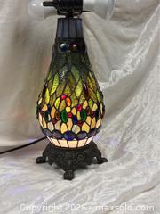 MaxSold Auction: Tiffany Stained Glass MEYDA lamp Base ONLY - Idaho Springs (Colorado, USA) PARTNER MANAGED Estate Sale Online Auction - Idaho Street
