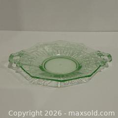 MaxSold Auction: Anchor Hocking Princess Pattern Uranium Glass Handled Dish – Glows - Toronto (Ontario, Canada) SELLER MANAGED Downsizing Online Auction - Esandar Drive (STORAGE)