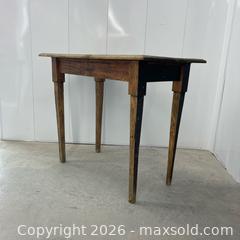 MaxSold Auction: Early Primitive Wood Console Table – Rustic  - Toronto (Ontario, Canada) SELLER MANAGED Downsizing Online Auction - Esandar Drive (STORAGE)
