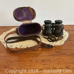 MaxSold Auction: Vintage French Binoculars / Field Glasses with Leather Case – Made in Paris - Toronto (Ontario, Canada) SELLER MANAGED Downsizing Online Auction - Esandar Drive (STORAGE)