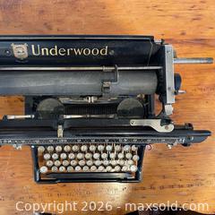 MaxSold Auction: Antique Underwood No. 3 Standard Typewriter – 14” Carriage - Toronto (Ontario, Canada) SELLER MANAGED Downsizing Online Auction - Esandar Drive (Storage)