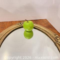 MaxSold Auction: Ornate Oval Gilt Framed Wall Mirror – 24” x 18” - Toronto (Ontario, Canada) SELLER MANAGED Downsizing Online Auction - Esandar Drive (Storage)