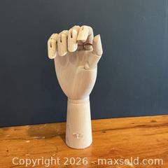 MaxSold Auction: Wooden Articulated Artist’s Hand Model - Toronto (Ontario, Canada) SELLER MANAGED Downsizing Online Auction - Esandar Drive (Storage)