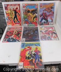 MaxSold Auction: LOT OF SEVEN MARVEL SPIDER-MAN COMICS - Ajax (Ontario, Canada) SELLER MANAGED Downsizing Online Auction - Mcclarnan Road