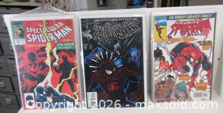 MaxSold Auction: LOT OF SEVEN MARVEL SPIDER-MAN COMICS - Ajax (Ontario, Canada) SELLER MANAGED Downsizing Online Auction - Mcclarnan Road