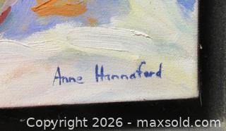 MaxSold Auction: OIL PAINTING OF FLOWERS BY ANNE HANNAFORD - Ajax (Ontario, Canada) SELLER MANAGED Downsizing Online Auction - Mcclarnan Road