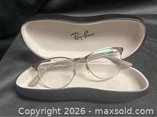 MaxSold Auction: Ray-Ban Eyeglasses RB6365 – Collectible with Case - Campbell (California, USA) SELLER MANAGED Downsizing Online Auction - Dell Avenue 