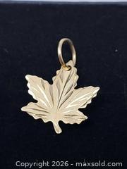 MaxSold Auction: 10K Gold Maple Leaf Charm - Toronto (Ontario, Canada) SELLER MANAGED Estate Sale Online Auction - Swanwick Avenue