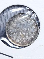MaxSold Auction: 1888 Canadian Small 5 Cent Coin - 925 Silver - Toronto (Ontario, Canada) SELLER MANAGED Estate Sale Online Auction - Swanwick Avenue