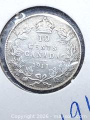 MaxSold Auction: 1911 Canadian 10 Cent Coin -925 Silver - Toronto (Ontario, Canada) SELLER MANAGED Estate Sale Online Auction - Swanwick Avenue