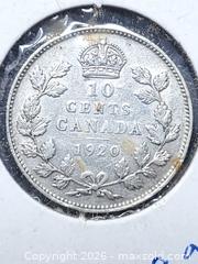 MaxSold Auction: 1920 Canadian 10 Cent Coin - 80% Silver - Toronto (Ontario, Canada) SELLER MANAGED Estate Sale Online Auction - Swanwick Avenue
