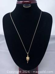 MaxSold Auction: 1928 Designer Vintage Style Locket Pendant on Chain - Toronto (Ontario, Canada) SELLER MANAGED Estate Sale Online Auction - Swanwick Avenue