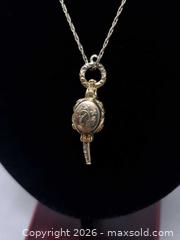 MaxSold Auction: 1928 Designer Vintage Style Locket Pendant on Chain - Toronto (Ontario, Canada) SELLER MANAGED Estate Sale Online Auction - Swanwick Avenue