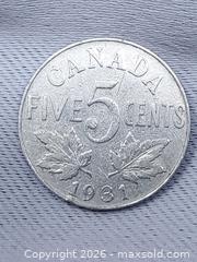 MaxSold Auction: 1931 Canadian 5 Cent Coin - Toronto (Ontario, Canada) SELLER MANAGED Estate Sale Online Auction - Swanwick Avenue