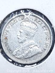 MaxSold Auction: 1933 Canadian 10 Cent Coin - 80% Silver - Toronto (Ontario, Canada) SELLER MANAGED Estate Sale Online Auction - Swanwick Avenue