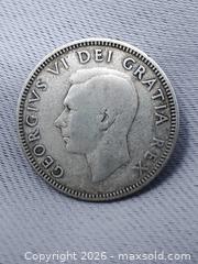 MaxSold Auction: 1950 Canadian 25 Cent Coin - 80% Silver - Toronto (Ontario, Canada) SELLER MANAGED Estate Sale Online Auction - Swanwick Avenue