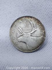 MaxSold Auction: 1951 Canadian 25 Cent Coin - 80% Silver - Toronto (Ontario, Canada) SELLER MANAGED Estate Sale Online Auction - Swanwick Avenue