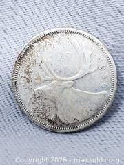 MaxSold Auction: 1956 Canadian 25 Cent Coin - 80% Silver - Toronto (Ontario, Canada) SELLER MANAGED Estate Sale Online Auction - Swanwick Avenue