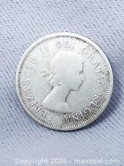 MaxSold Auction: 1958 Canadian 25 Cent Coin - 80% Silver - Toronto (Ontario, Canada) SELLER MANAGED Estate Sale Online Auction - Swanwick Avenue