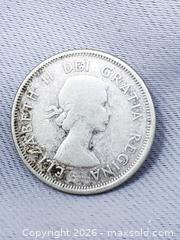 MaxSold Auction: 1959 Canadian 25 Cent Coin - 80% Silver - Toronto (Ontario, Canada) SELLER MANAGED Estate Sale Online Auction - Swanwick Avenue