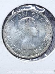 MaxSold Auction: 1964 Canadian 10 Cent Coin - 80% Silver - Toronto (Ontario, Canada) SELLER MANAGED Estate Sale Online Auction - Swanwick Avenue