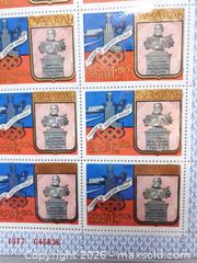 MaxSold Auction: 1977 Russian Olympic Stamps - Sheet 5 - Red Blue - Toronto (Ontario, Canada) SELLER MANAGED Estate Sale Online Auction - Swanwick Avenue