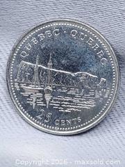 MaxSold Auction: 1992 Canadian 25 Cent Coin - Quebec Commemorative - Toronto (Ontario, Canada) SELLER MANAGED Estate Sale Online Auction - Swanwick Avenue