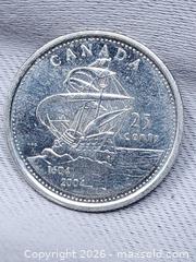 MaxSold Auction: 2004 Canadian 25 Cent Coin - 1604 Commemorative - Toronto (Ontario, Canada) SELLER MANAGED Estate Sale Online Auction - Swanwick Avenue