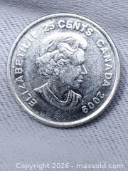 MaxSold Auction: 2009 Canadian 25 Cent Coin - 2002 Olympics Commemorative - Toronto (Ontario, Canada) SELLER MANAGED Estate Sale Online Auction - Swanwick Avenue
