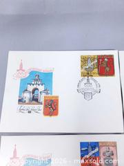MaxSold Auction: 6 Russian Olympic Stamped Envelopes - Toronto (Ontario, Canada) SELLER MANAGED Estate Sale Online Auction - Swanwick Avenue