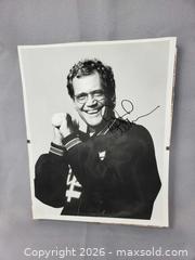 MaxSold Auction: Autographed David Letterman Photograph - Toronto (Ontario, Canada) SELLER MANAGED Estate Sale Online Auction - Swanwick Avenue