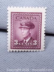 MaxSold Auction: Canada 3 Cent Stamp - King George VI - Toronto (Ontario, Canada) SELLER MANAGED Estate Sale Online Auction - Swanwick Avenue